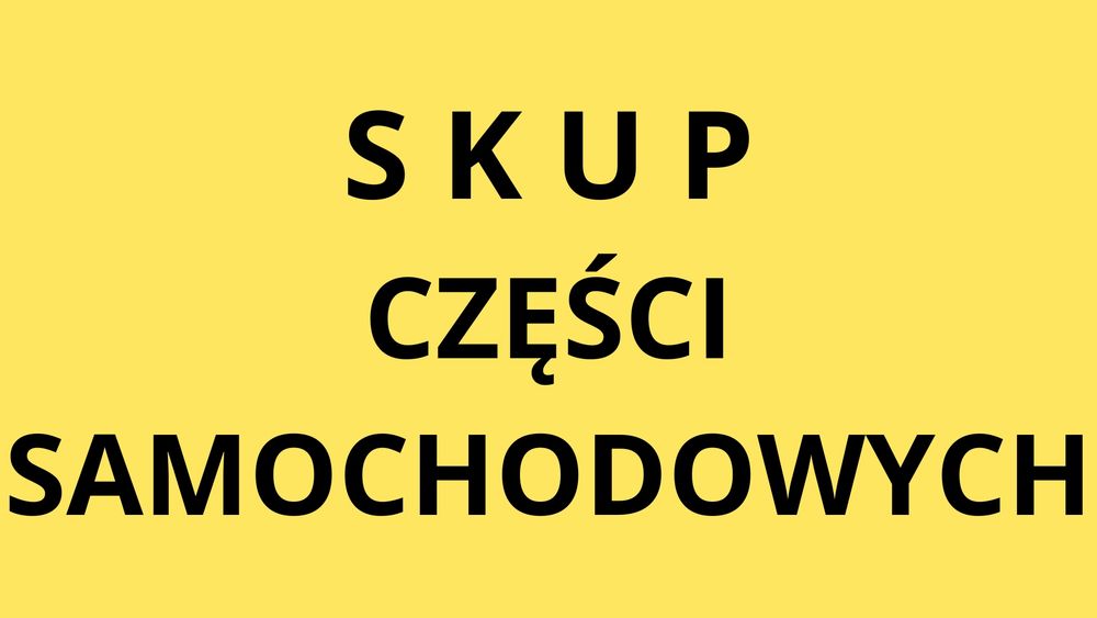 Skup części samochodowych używane poserwisowe lampy atrapy reflektory