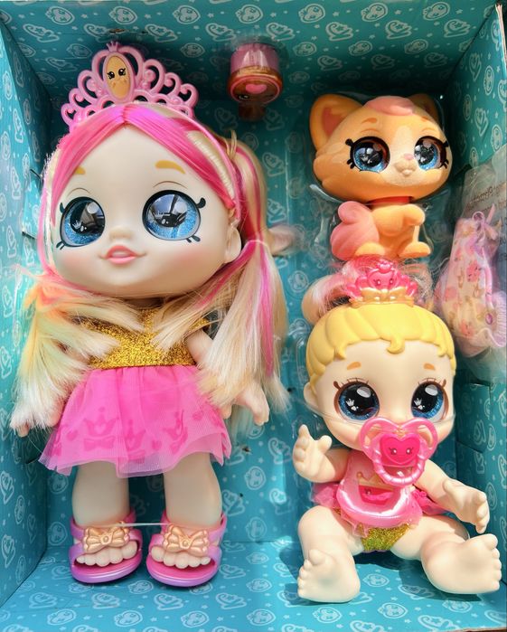 Набір ляльок Kindi Kids Tiara Scented Sisters Pawsome Royal Family