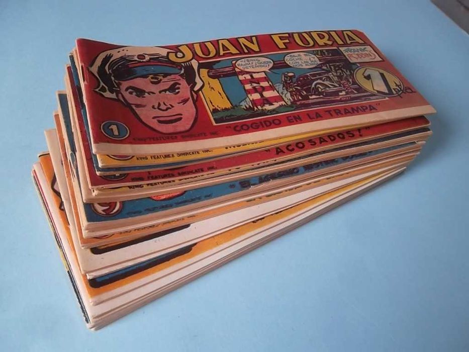 JUAN FURIA (Johnny Hazard) - Frank ROBBINS - Completo 24 livros (1951)