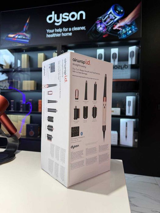 Стайлер для прямого та хвилястого волосся Dyson Airwrap i.d. Multi-Styler and Dryer Straight+Wavy - Ceramic Pink/Rose Gold (601848-01)