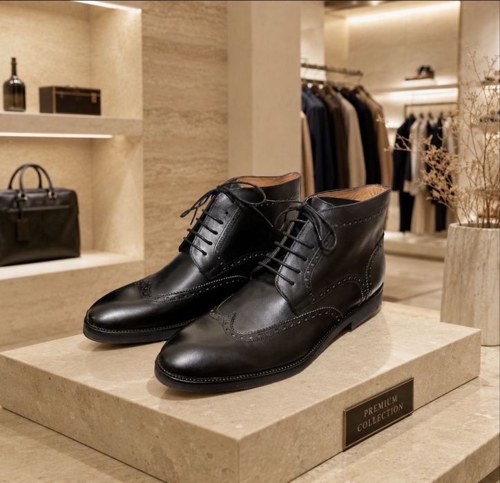 Buty z naturalnej skóry.