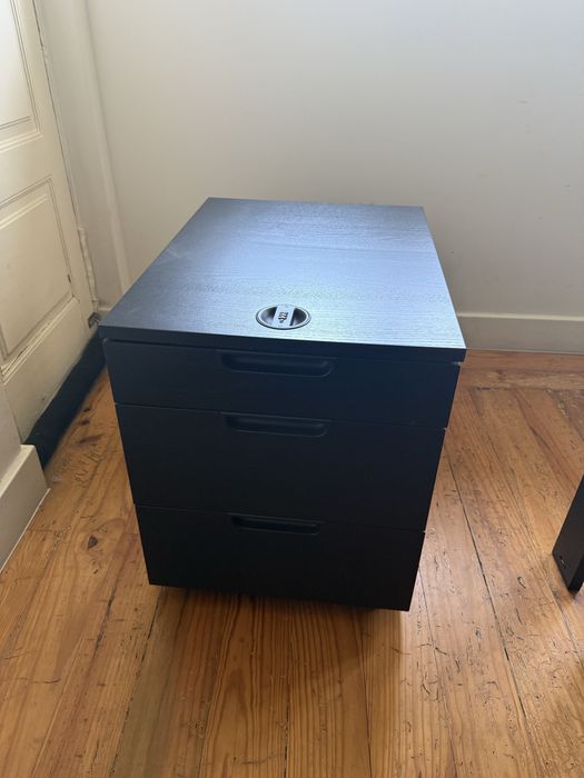 Bloco de gavetas c/ rodízios Ikea Galant