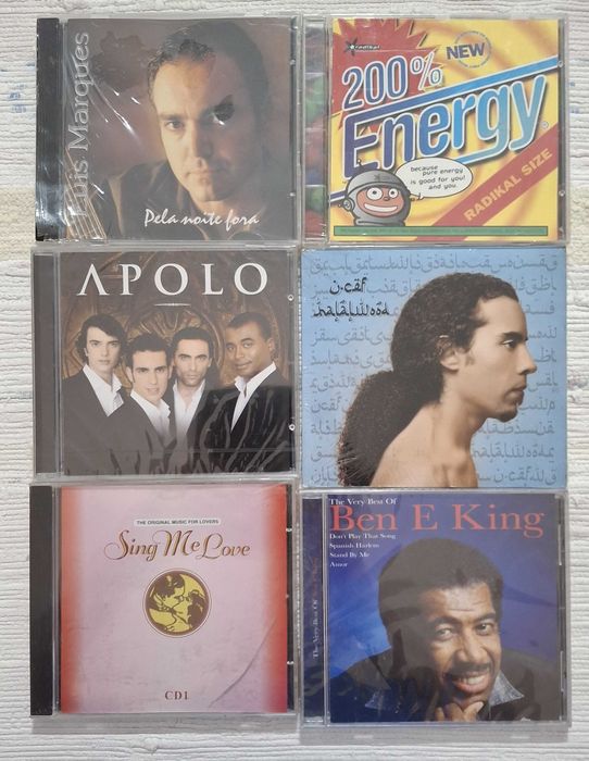 (Lote 2) - 6 CDs novos e selados (o preço indicado é por 1 CD)