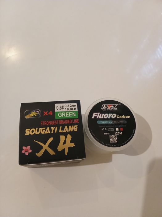 Флюро карбон і плетена леска