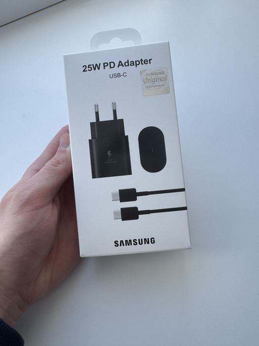 Швидкісна зарядка Оригінал oem Samsung 25W/45w Блок + Кабель EP-TA800