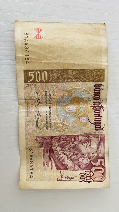 Notas antigas de Escudos