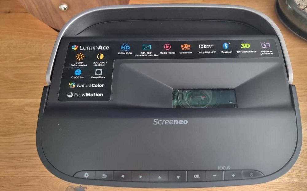 Projektor Philips Screeneo HDP2510, Full HD, 3D, Bluetooth nowa lampa