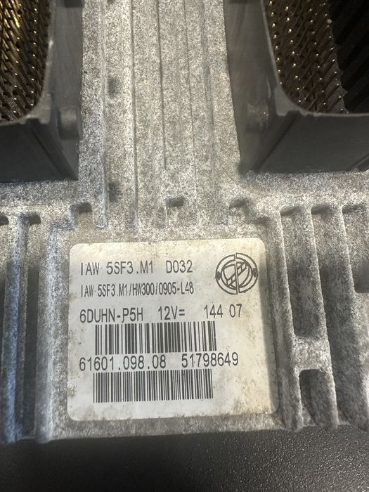 Centralina do motor fiat punto 1.2 8v ano 2008