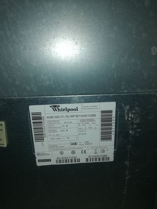 Kostkarka Whirlpool