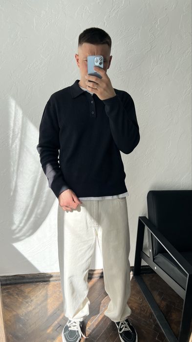 ОРИГІНАЛ ! Джемпер H&M з коміром на гудзиках