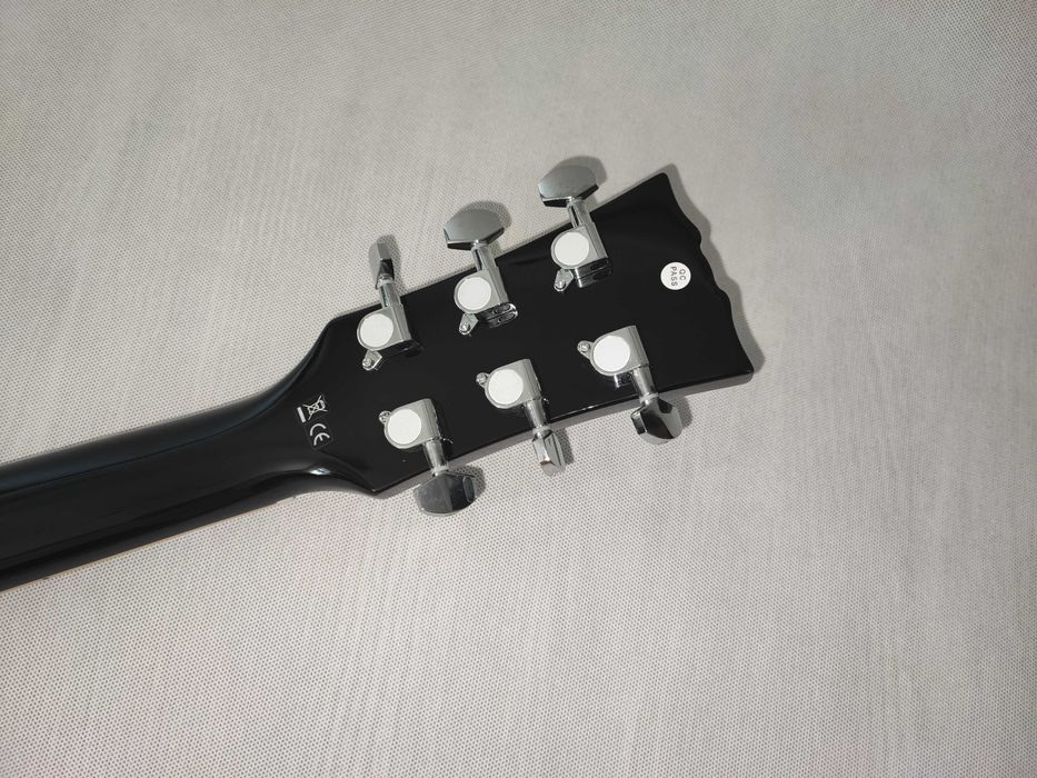 HARLEY BENTON HB-35 BK gitara elektryczna semi-hollowbody - ustawiona!