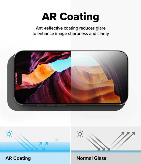 Защитное стекло Ringke Easy Slide AR 2-Pack  iPhone 17 Pro/ 17 Pro Max