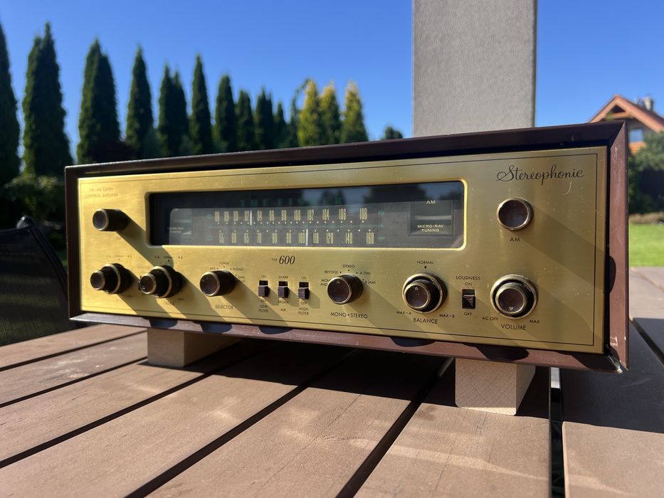Amplituner Fisher TA 600 Stereomaster 1959r ideał!