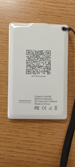 Disco externo com Wi-fi 64 gb