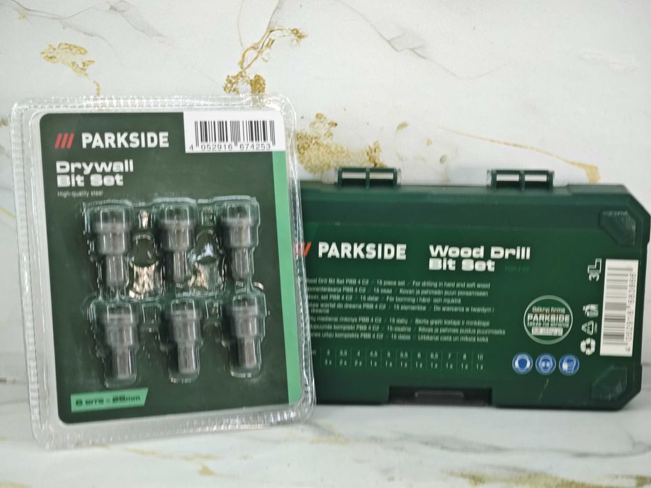Zestaw różności PARKSIDE - wiertła, gwintowniki, bity, śrubokręty NOWE