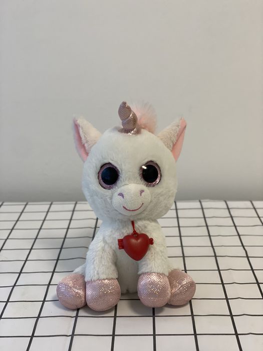 Мʼяка іграшка єдинорог з секретним сердечком