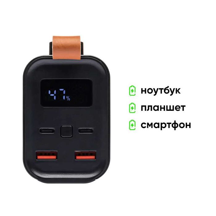 Повербанк 100W 30000 мАч  зарядний пристрій 5A ViaKing LapTop