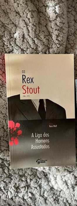 Livro A Liga dos homens assustados, de Rex Stout