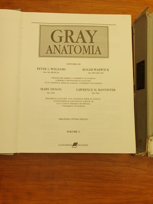 1a e 2a ediçao.  GRAY ANATOMIA