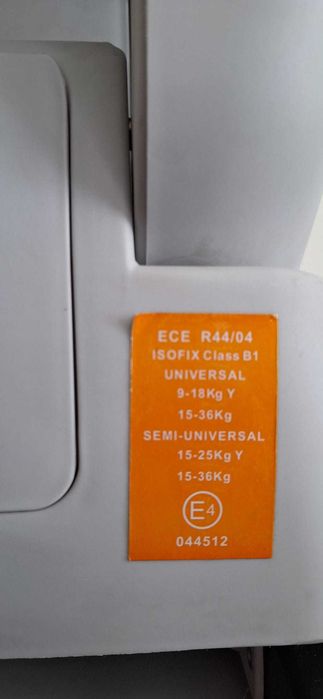 Cadeira auto Brevi Tazio TT Isofix grupo 1/2/3