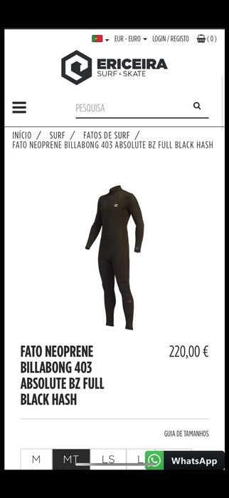 Fato de Surf Neoprene Billabong 403
