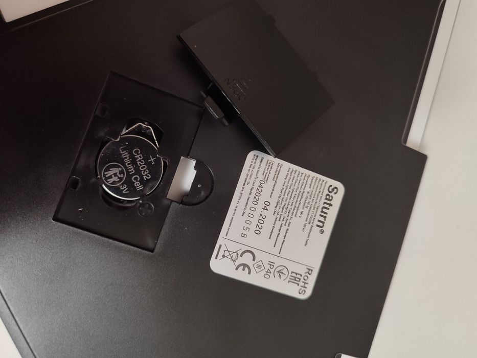 Ваги підлогові Saturn ST-PS0298 з дизайном метелика блакитні сині скло