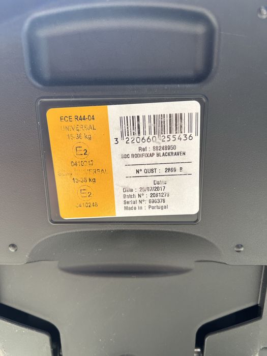 Cadeira auto Bebeconfort com isofix