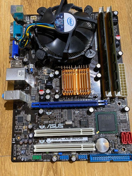 ASUS P5KPL-AM IN/GB + Intel E4500 + 2Gb DDR2