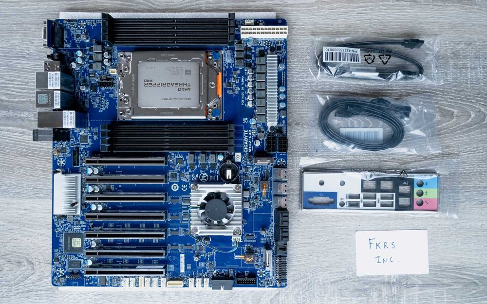 Threadripper 3955wx Pro + Gigabyte MC62 WRX80