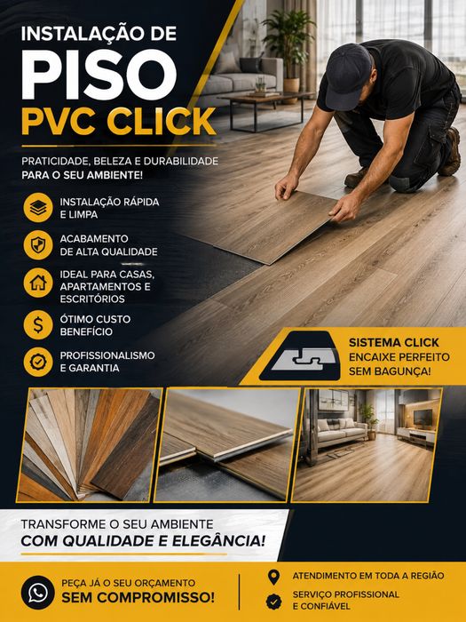 PVC Click Flooring Installation – Best Price in Portugal