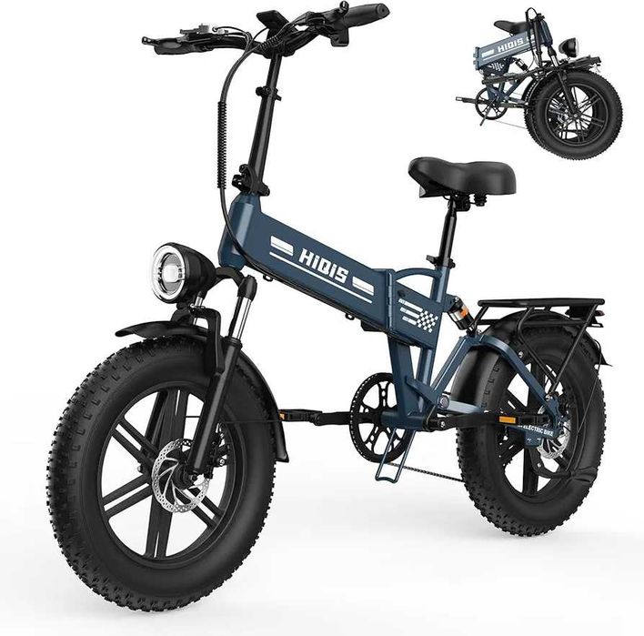 Pojazd elektryczny Fatbike rower składak  Hiqis E20. 1000W