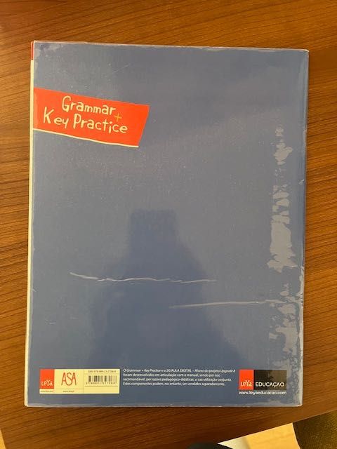 Caderno grammar key practice 8.