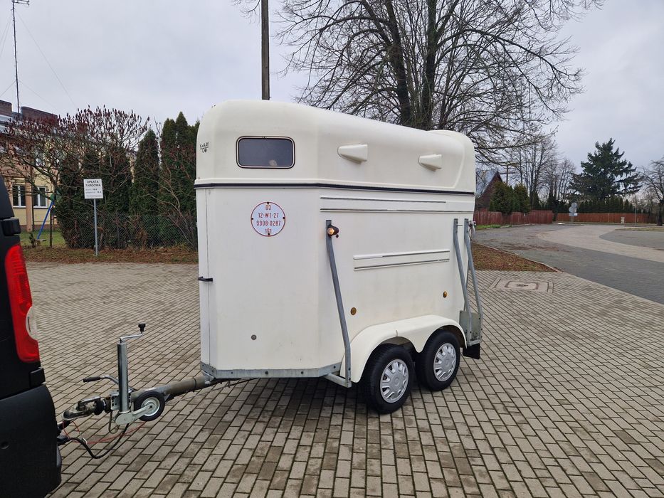 Przyczepa konna dla koni 1,5 konia HEJA *PLASTIKOWA* 1300dmc !!!