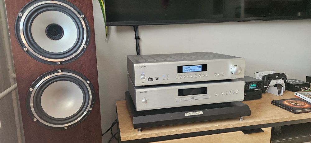 Zestaw stereo Rotel A12 + Tannoy Revolution Xt 6f
