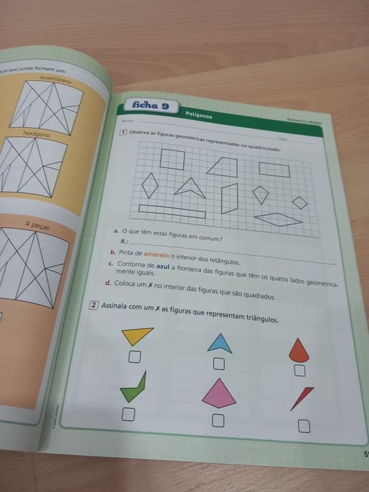 Livro de fichas de matemática para o 2⁰ ano