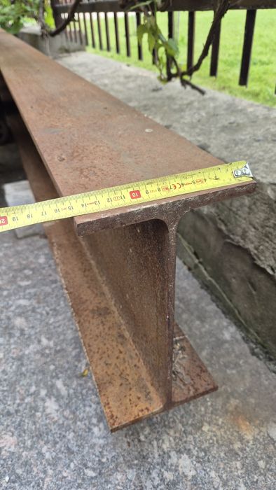Dwuteownik stalowy 2szt  300x150 mm 500cm 30x15cm długość 5m  tregry stalowe