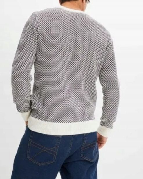 B.P.C sweter męski we wzory r.3XL