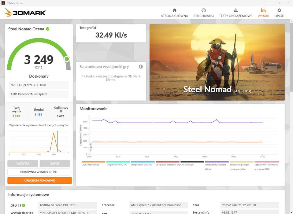 Gigabyte RTX 3070 GAMING OC