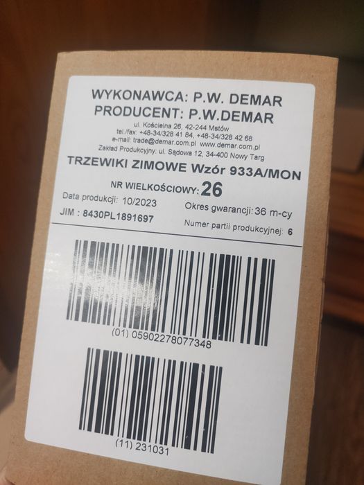 Demar buty zimowe