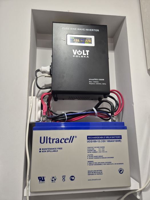 Інвертор Volt 12в. 1000+Акб 100а