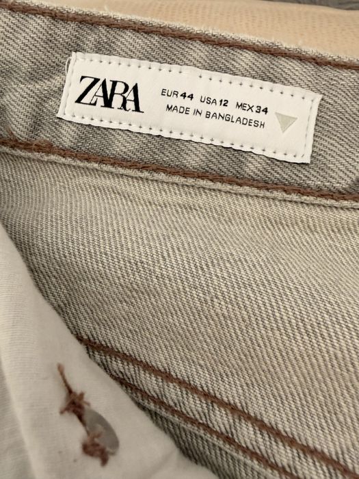 Джинси Zara, 44 розмір , ПОТ 45, ПОС 62. Сірі. Гарна посадка