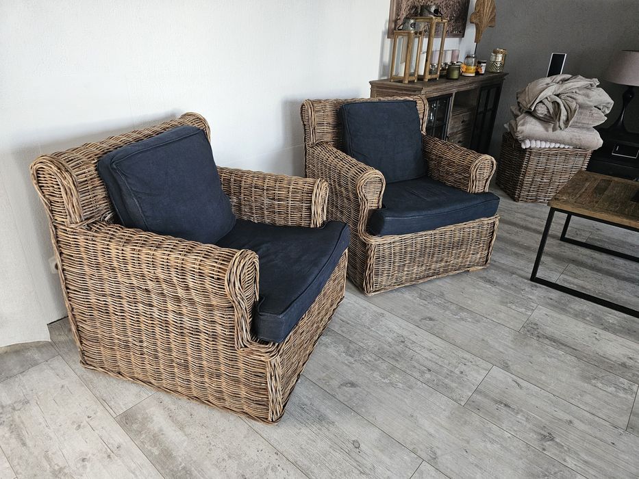 Fotel fotele ratanowy rattanowe