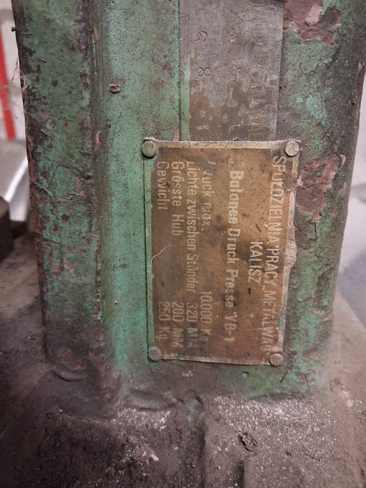 Prasa balansowa do łożysk itp.