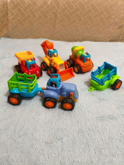 Дитячий набір будівельних машинок Limo Toy, Hola Toys