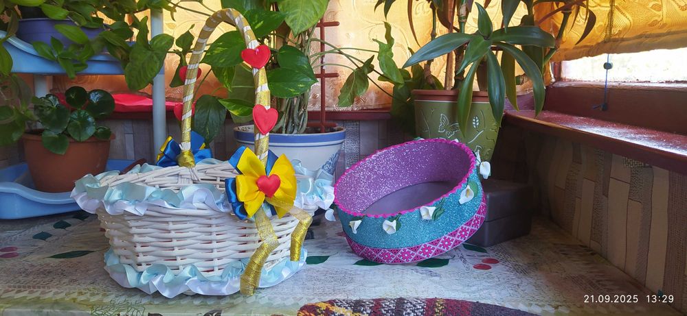 свадебная корзина для лепестков