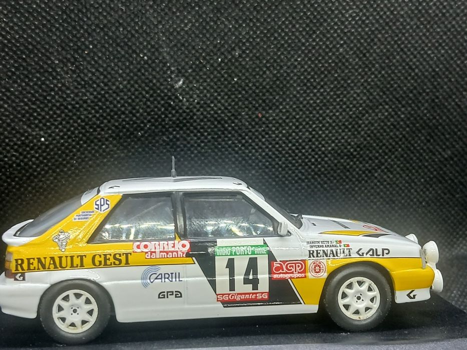 Miniatura 1/43 Renault 11 Turbo Inverno Amaral Rally  de Portugal 1988