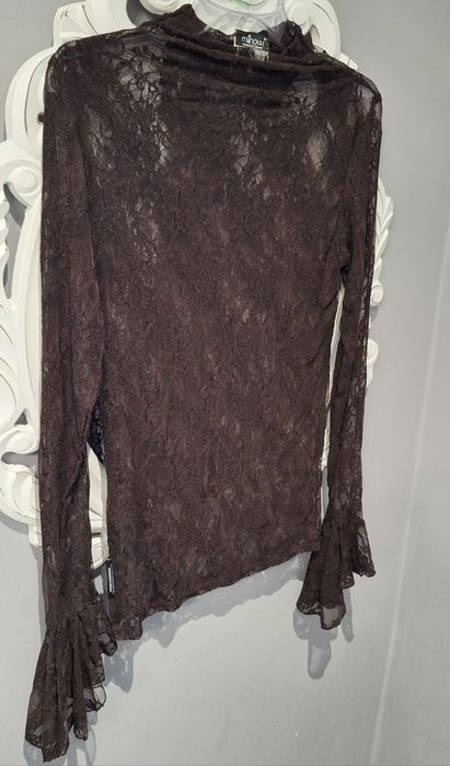 Bluzka koronkowa Minouu braz, czekolada, chocolate