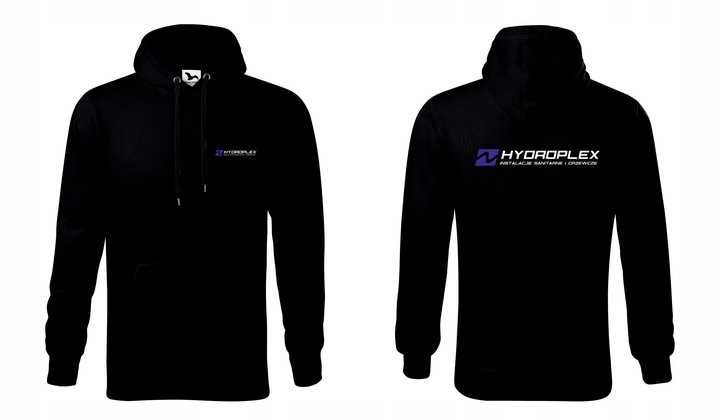 Bluza z kapturem z logo firmy firmowe reklama
