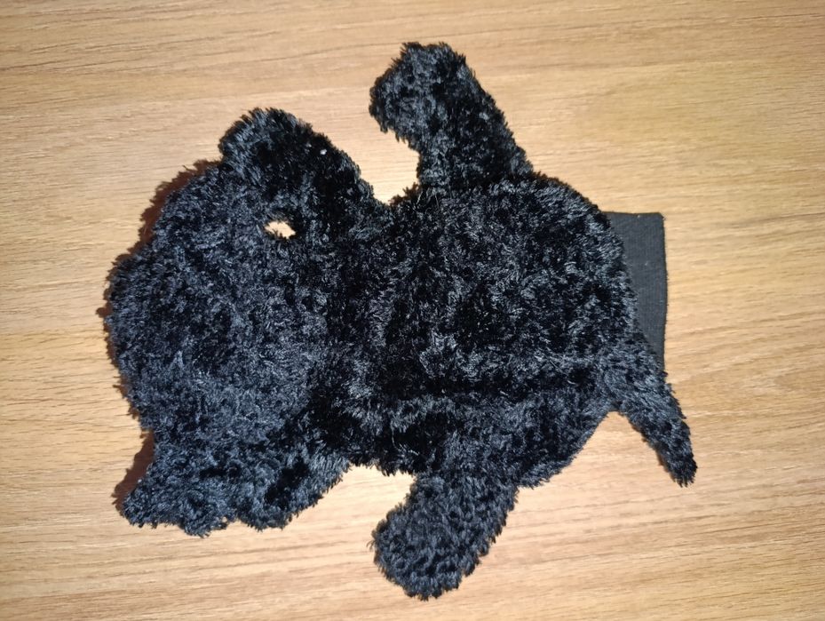 Pacynka maskotka czarny piesek spaniel z Ikea Unikat
