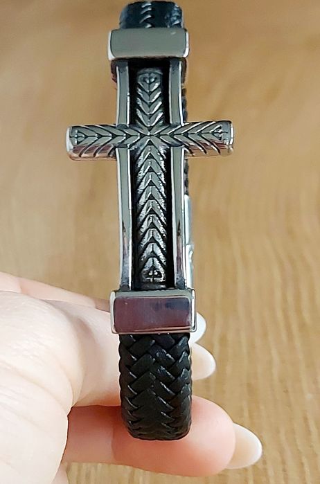 Bransoleta 21 cm stal chirurgiczna